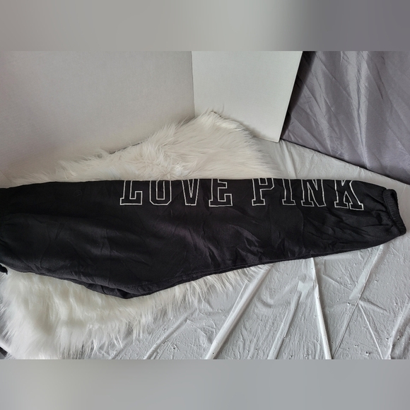 PINK Victoria's Secret Black Joggers, Size Small (Waist 28) - Picture 4 of 4